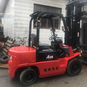 รถยกดีเซลฮั่นโจว 3 ตัน มือสองคุณภาพสูง เสาไฮดรอลิกสองตอน ยางตัน สภาพใช้งานดี - Product Image 5