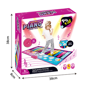 <span class=keywords><strong>Tapis</strong></span> <span class=keywords><strong>musical</strong></span> <span class=keywords><strong>interactif</strong></span>, <span class=keywords><strong>tapis</strong></span> sonore tactile avec plusieurs mélodies et modes d'apprentissage, jouet éducatif, jeu de rythme familial - Product Image 6
