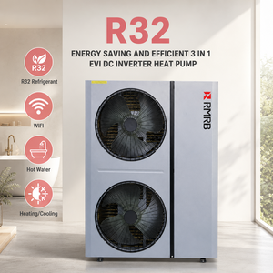 ปั๊มความร้อนแบบอากาศสู่น้ำ R32/05ZR/16.8kW  กำลังทำความเย็น 12.5kW ประหยัดพลังงาน ประสิทธิภาพสูง ERP A+++ CE ระบบปรับอากาศสำหรับบ้านพักอาศัย - Product Image 6