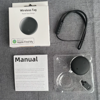 Google Find My Device, traceur GPS Android, étiquette en plastique étanche, anti-perte, localisateur intelligent pour portefeuille, clés, cartes, vélos, bagages