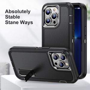 Heavy Armor a prueba de golpes Defend Case para <span class=keywords><strong>iPhone</strong></span> 13 14 Pro Max 11 12 Pro Max 6 6S 7 8 Plus <span class=keywords><strong>SE</strong></span> <span class=keywords><strong>2022</strong></span> X Xs XR Metal Bracket Back Cover - Product Image 6