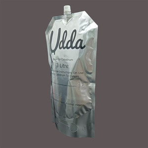 ถุงพลาสติกแบบมีพวยสำหรับนมเหลือง ขนาด 3 ลิตร ผลิตจากพลาสติก PE รีไซเคิลได้ พิมพ์ลายกราเวียร์ตามสั่ง - Product Image 3