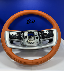 Volante de Fibra de Carbono para Land Rover <span class=keywords><strong>Defender</strong></span> 2020 2021 <span class=keywords><strong>2022</strong></span> 2023 2024, Volante de Cuero Perforado - Product Image 5