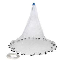Red de Pesca Nocturna de Alta Visibilidad, Color Amarillo, para Pesca Profesional, Malla de 3/8 Pulgadas, Red de Lanzamiento Resistente para Agua Salada y Dulce