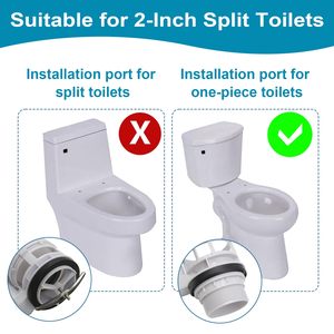 Kit de remplacement de valve de chasse d'eau pour réservoir de toilettes, 2 pouces, pièce de réparation de siphon à double chasse, compatible avec les réservoirs séparés Geberit - Product Image 6