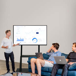 Panel LCD interactivo inteligente de 55 pulgadas, tablero de enseñanza electrónico educativo para niños, <span class=keywords><strong>pizarra</strong></span> <span class=keywords><strong>interactiva</strong></span> - Product Image 1