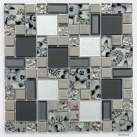 Carreaux de mosaïque stratifiés par verre Star-Cut vibrant pour des murs d'affichage de magasin de boutique