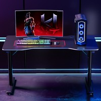 Bureau ergonomique électrique 2026, bureau d'ordinateur pour gamer, table de jeu, bureau réglable en hauteur, extensible, pour la maison et le bureau