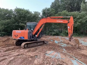 Excavatrice Hitachi ZX60 d'occasion de haute qualité, 6 tonnes, sur chenilles, importée du Japon, certifiée CE, avec accessoire de pincement et brise-roche - Product Image 5