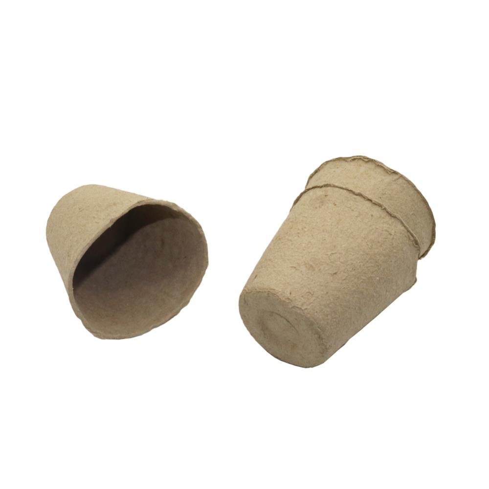 eco-friendly paper cup pulp round biodegradable plant starter