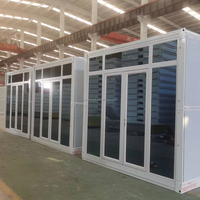 Prêt à Expédier Portable Préfabriqué Expédition Conteneur Pliant Maison à Vendre Mini Maison Modulaire Mobile Pliable Préfabriquée Prix