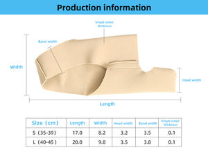 Redresseur d'orteil du gros orteil, protecteurs séparateurs d'ongles, bandages ajustables, correcteur de <span class=keywords><strong>hallux</strong></span> <span class=keywords><strong>valgus</strong></span> - Product Image 5