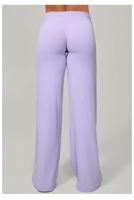 Leggings de Yoga de Cintura Alta para Mujer, con Pierna Ancha, Transpirables, de Secado Rápido, Elásticos en Cuatro Direcciones, Control de Abdomen, Cierre con Cordón, Logotipo Personalizado