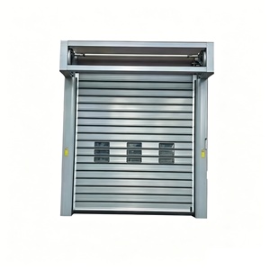 Rolling Aluminum Alloy Vision Panel Commercial <b>Door</b> | High Speed & Secure for Industrial & Retail Use - Product Image 1