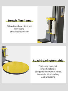 Máquina Envolvedora Giratoria de Alta Resistencia, Fabricada con Material Reforzado, Rotación Suave, Carga Conveniente a Través de Orificios para Montacargas - Product Image 5