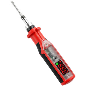 Cacciavite a cricchetto multifunzione con tester di tensione intelligente, punte staccabili a doppio uso e tester di tensione con display digitale - Product Image 1