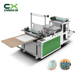 Bag Machine Flat Heat Sealing Cold Cutting Bottom Sealing Bags Machine to Make Plastic 550mm 120pcs/min 2000-3000mm