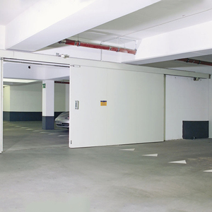 <span class=keywords><strong>Puerta</strong></span> Plegable Corredera Industrial - Puertas Plegables Correderas de Hierro Metálico de Alta Resistencia con Rodamientos Cerrados para Almacenes de Fábrica - Product Image 1