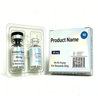 Caja de Almacenamiento para Viales de Péptidos Personalizada, con Forro Interior de Terciopelo, para Viales de Vidrio de 3ml, 5ml y 10ml
