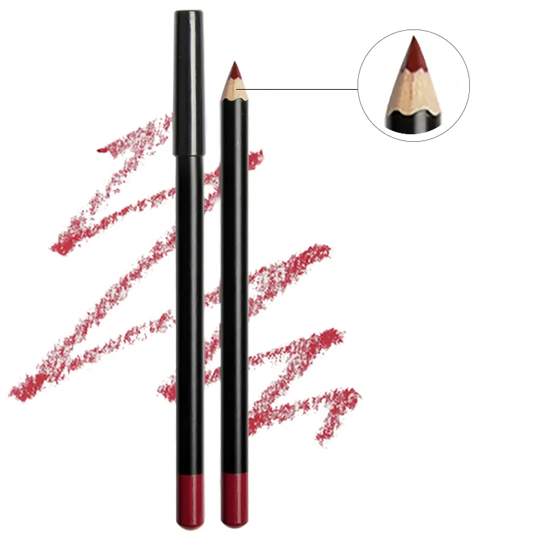 Custom Logo Private Label Lip Liner Multifunction Matte Lips Lipstick Makeup Lipliner pencil