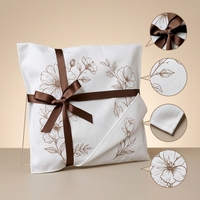Sacs en tissu personnalisés biodégradables en coton pour vêtements, pochettes enveloppe, sacs cadeaux haut de gamme pour vêtements, sacs anti-poussière pour vêtements