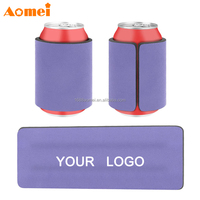 AOMEI Bulk Design Coozies pour bouteilles de bière et canettes, en néoprène, pour sublimation, vierges, fins, isolés, personnalisables avec logo