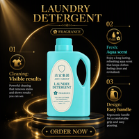 Lessive en poudre et liquide Aqua Teal en gros, capsules de lessive, produits de nettoyage parfumés