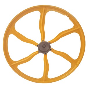 Set di ruote anteriori per <span class=keywords><strong>bici</strong></span> da strada da <span class=keywords><strong>26</strong></span> pollici con mozzo a sei coltelli per generazione di potenza cerchio in lega di magnesio per BMX - Product Image 5