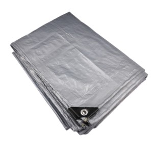 <span class=keywords><strong>Bâche</strong></span> bleue 12x14 pieds, couverture tout usage, résistante aux déchirures, imperméable, <span class=keywords><strong>bâche</strong></span> en PE - Product Image 1