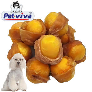 Tiernahrung hersteller Luft getrocknetes Fleisch eingewickelt in Eigelb und Enten fleisch Pet Treats Dog Snack Treats Huhn eingewickelt mit Eigelb - Product Image 1