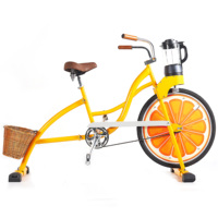 Exi Beachcruiser Fiets Reclame Sinaasappelsap Fruitblender Smoothie Cyclus Commerciële Juicer Afzuigmachine
