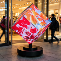 P2 Affichage numérique personnalisable pour showroom/six-vdo, support numérique, écran LED modulaire carré de 65 cm pour usage professionnel
