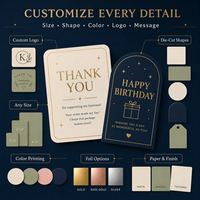 Autocollants personnalisés de remerciement pour anniversaire, étiquettes personnalisées avec logo, étiquettes en papier pour emballages cadeaux et commandes de petites entreprises