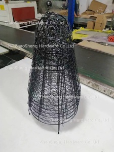 Cloches de jardin rustiques en fil métallique, anti-écureuil, en grillage pour poulets, pour protéger les plantes contre les animaux, couverture métallique, cage de protection - Product Image 4