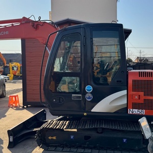 Mini-excavatrice d'occasion d'origine Hitachi ZX60 6 tonnes, excavatrice d'occasion, Hitachi ZX55 ZX70 d'occasion en vente - Product Image 2