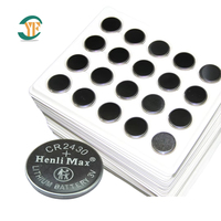 Batería de botón Henli Max CR2430, batería de botón de litio de 300mAh para relojes, precio al por mayor de fábrica, juguetes de alta calidad de 3,0 V