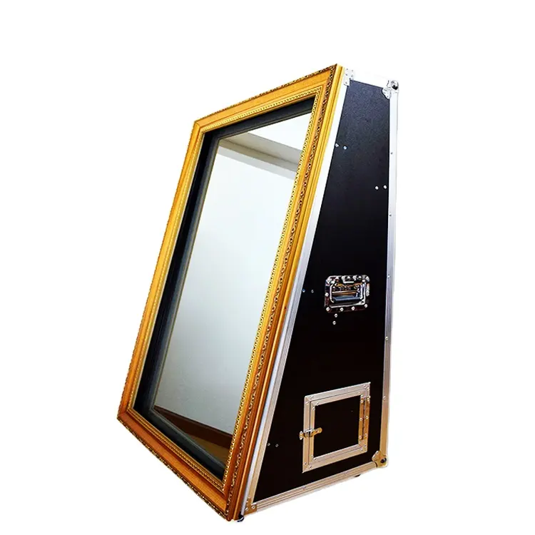 Christmas customized diy infrared touch screen 3D foto booth mirror photo booth