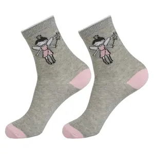 Vente en gros de chaussettes en coton design OEM personnalisées pour femmes