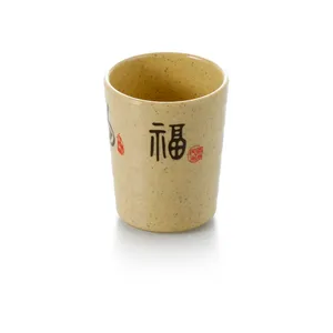 factory supply custom reusable melamine chinese style plastic teacup