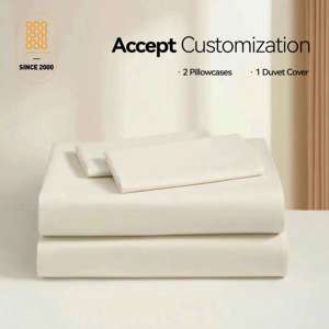 Housse <span class=keywords><strong>de</strong></span> couette écologique en coton brut 100% naturel <span class=keywords><strong>de</strong></span> haute qualité 5 étoiles Style hôtel tissé Technique ensemble <span class=keywords><strong>de</strong></span> literie <span class=keywords><strong>de</strong></span> couleur primaire - Product Image 2