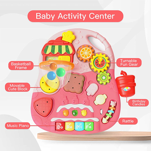 Prix <span class=keywords><strong>de</strong></span> gros 2 en 1 bébé poussette marcheur jouets nouveau style bébé pousser activité d'apprentissage marcheur assistant meilleure qualité - Product Image 5