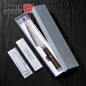 Nuovo coltello da cucina VG10 lama in acciaio ad alto tenore di carbonio forgiato manico in legno coltelli piccoli da cucina coltello per filetto giapponese personalizzato - Product Image 5