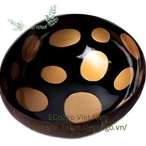 Cuenco de coco con Laca ecológica de Vietnam Hanoi Diseño de color personalizado por Eco2go Viet Nam - Product Image 5