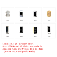 Prix usine promotionnel Smart RFID carte bracelet clé armoire serrure d'armoire électronique pour casier pour piscine