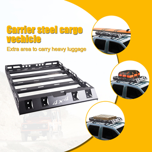 Barres de toit robustes JINHUIJU pour 4x4, panier de chargement, porte-bagages, boîte de transport pour accessoires universels de voiture, en acier - Product Image 3