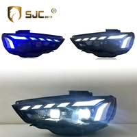 Pièce d'auto SJC adaptée à la mise à niveau des phares du modèle Audi A3 S3 de 2013 à 2016 ans vers l'assemblage des phares de style RS3 Plug and Play
