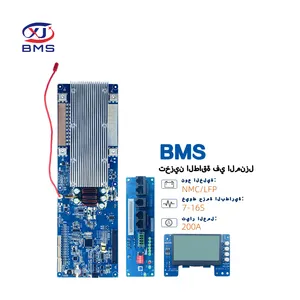 XJ 12V 24V 36V 48V 60V 72V 리튬 32s 스마트 bms 6 셀 배터리 관리 시스템 60A 100A 150A 200A/250A Lifepo4 Bms 4S 100A