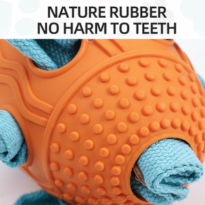 Trendy huisdierproducten groothandel natuurlijke rubberen hondenspeelgoedballen stevige interactieve kauwspeelgoed voor huisdieren - Product Image 2