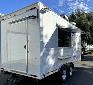 Mobile Kitchen Foodtruck Fast Concession Food Van Catering Trailer Food Shop Bbq Food <b>caravan</b> Truck with Full Kitchen - Product Image 2
