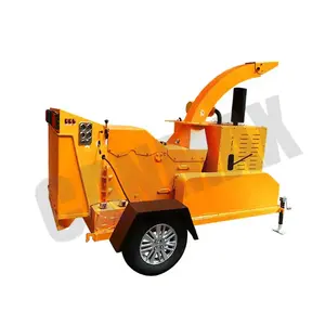 Factory 15 Hp Chipper For Sale Durable Mobile Branch Wood Crusher